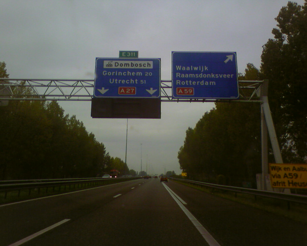 A59 dit weekend afgesloten tussen Hooipolder en Waalwijk