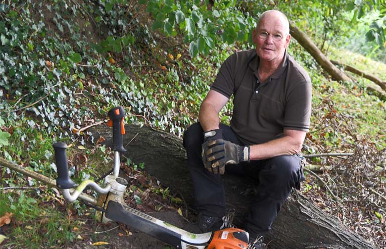 Hans Huibertse nieuwe “parkwachter” Stadspark Zaltbommel