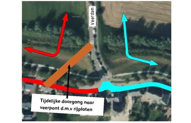 Deel Waaldijk bij Brakel wordt geasfalteerd Brakel