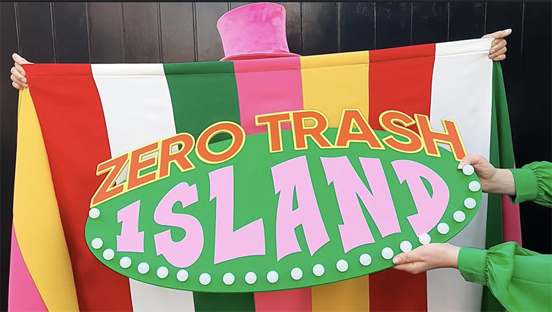 Mobiele kermisattractie Zero Trash Island doet Zaltbommel aan Zaltbommel