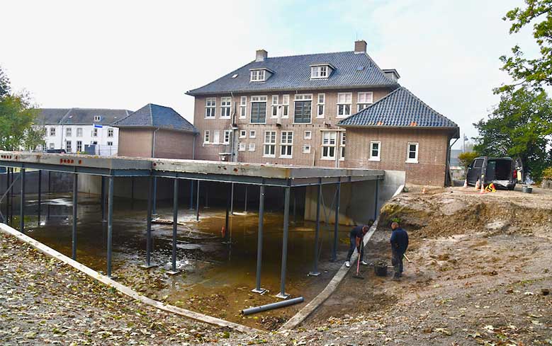 Wandelaars Stadspark kunnen zich vinden nieuwe gezondheidscentrum Zaltbommel