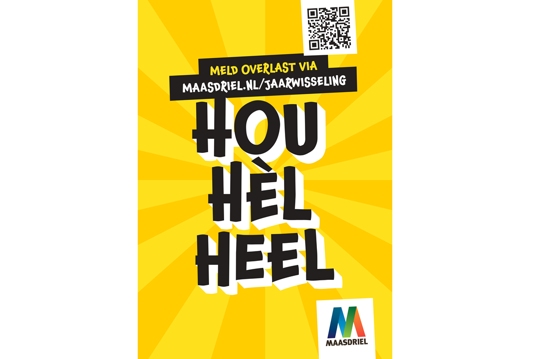Campagne ‘Hou Hèl Heel’ voor een prettige jaarwisseling in Hedel
