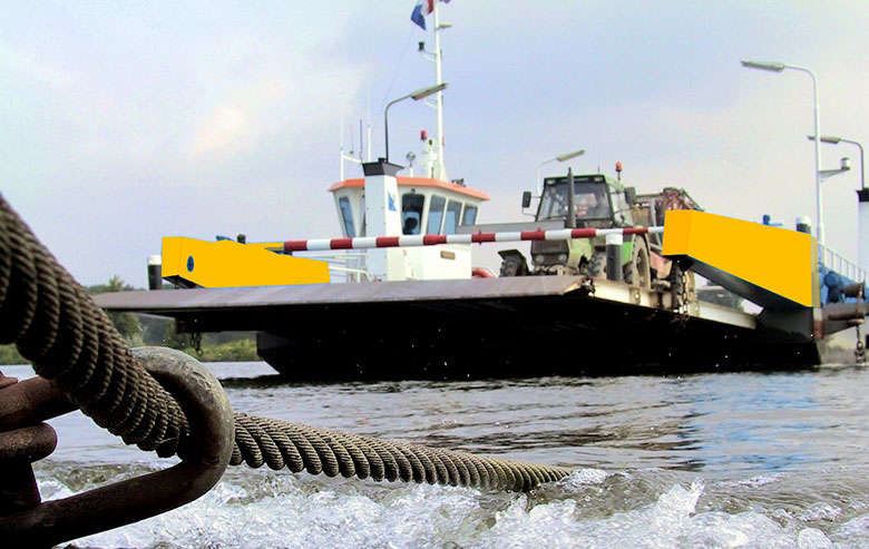 Veerpont Alem gaat op zondagen uit de vaart  Alem