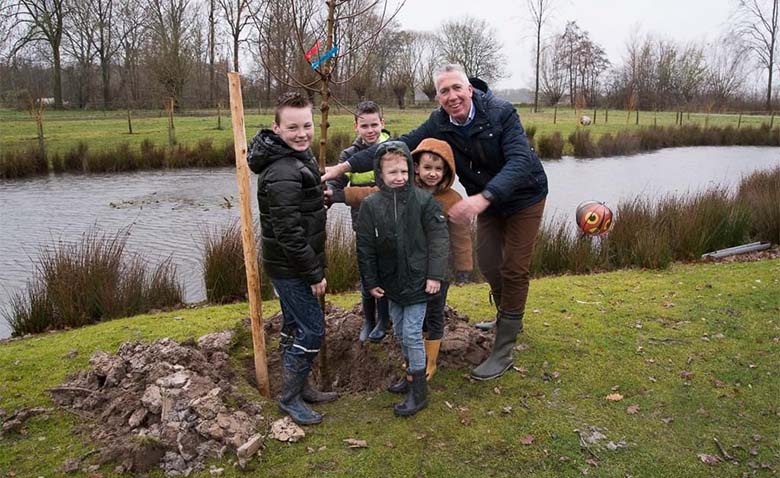 Buitengebied verrijkt met 300 bomen voor mensen én dieren Kerkwijk