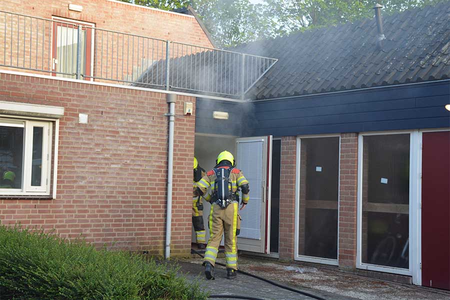 Brand in droger bij woonlocatie Bommelstein