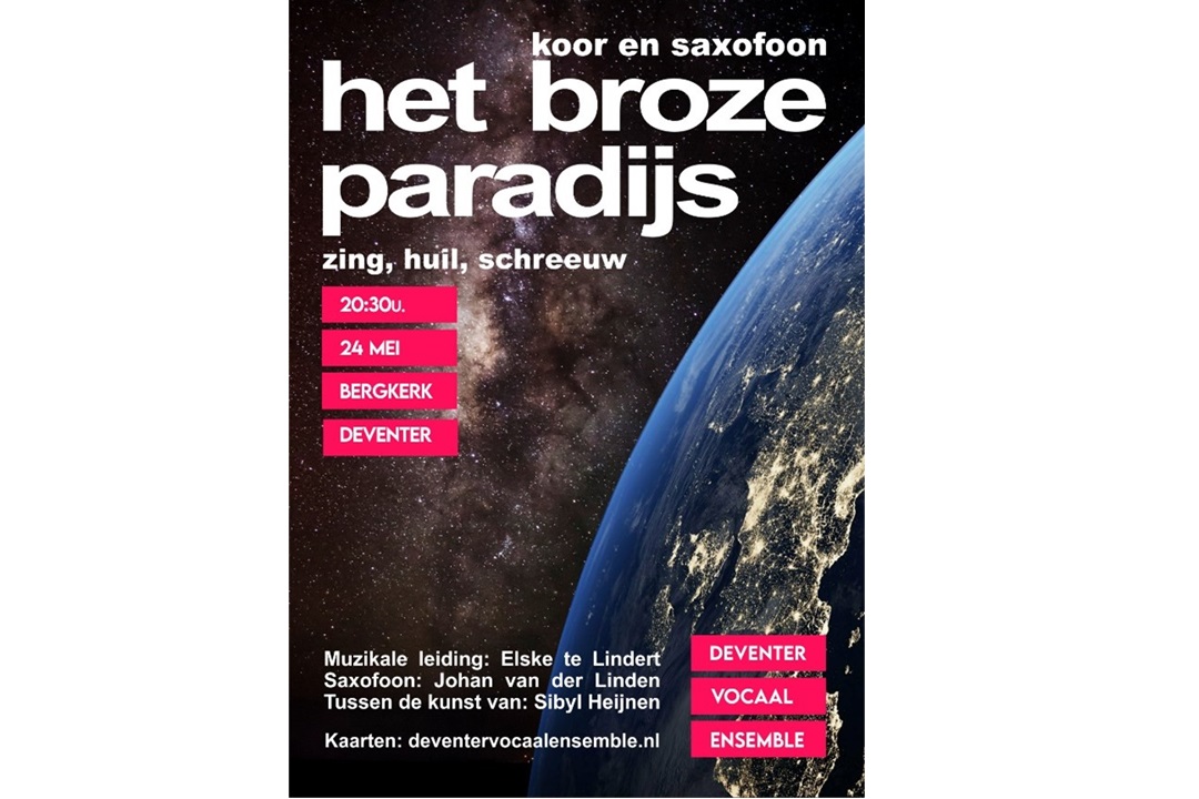 Concert “Het broze paradijs” door het Deventer Vocaal Ensemble