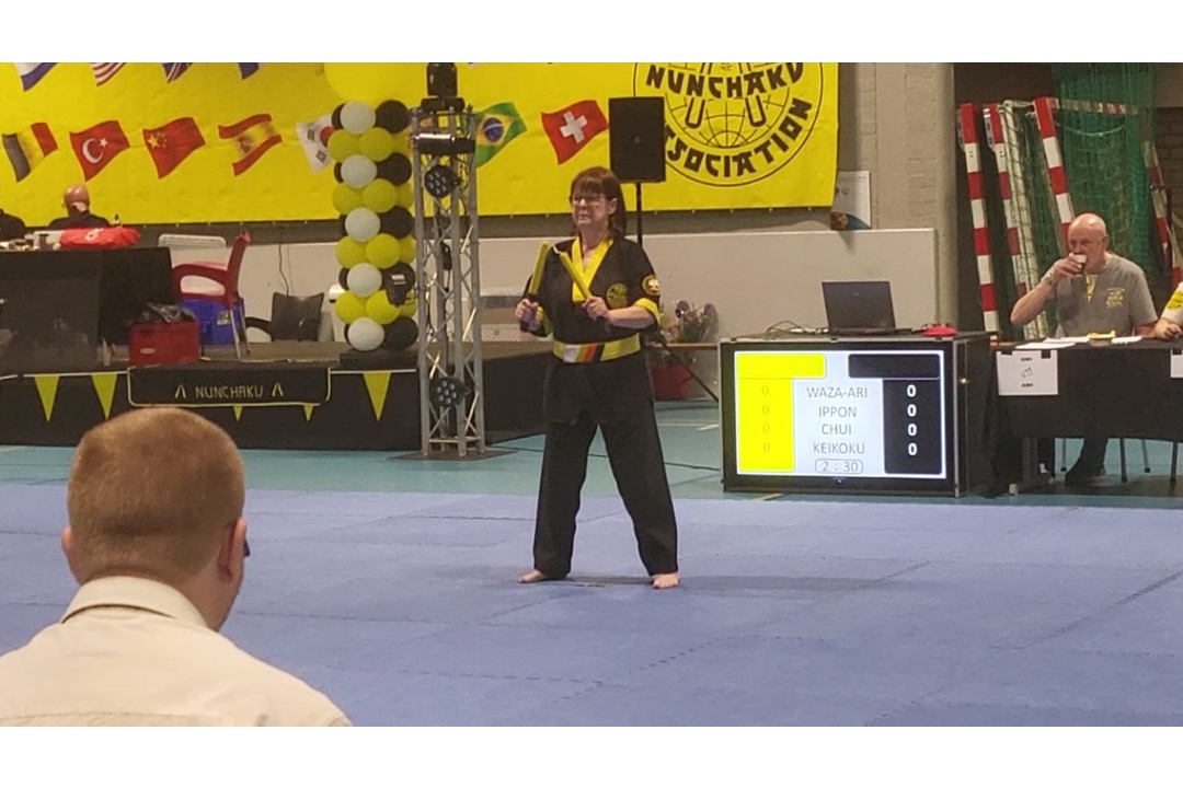 Saskia Scheepers Vice wereldkampioen Nunchaku-do