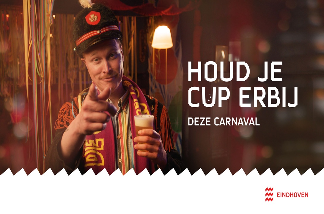 Herbruikbare bekers tijdens carnaval in Eindhoven