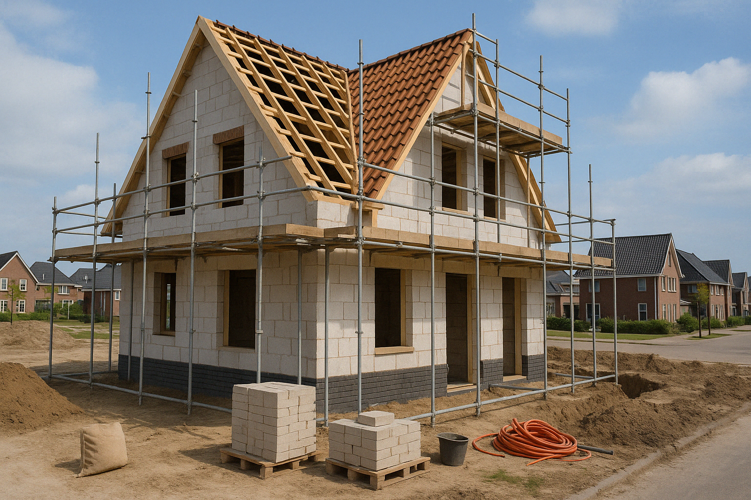 Woningbouw Noord-Brabant 1ste kwartaal deze gemeenten minst gebouwd