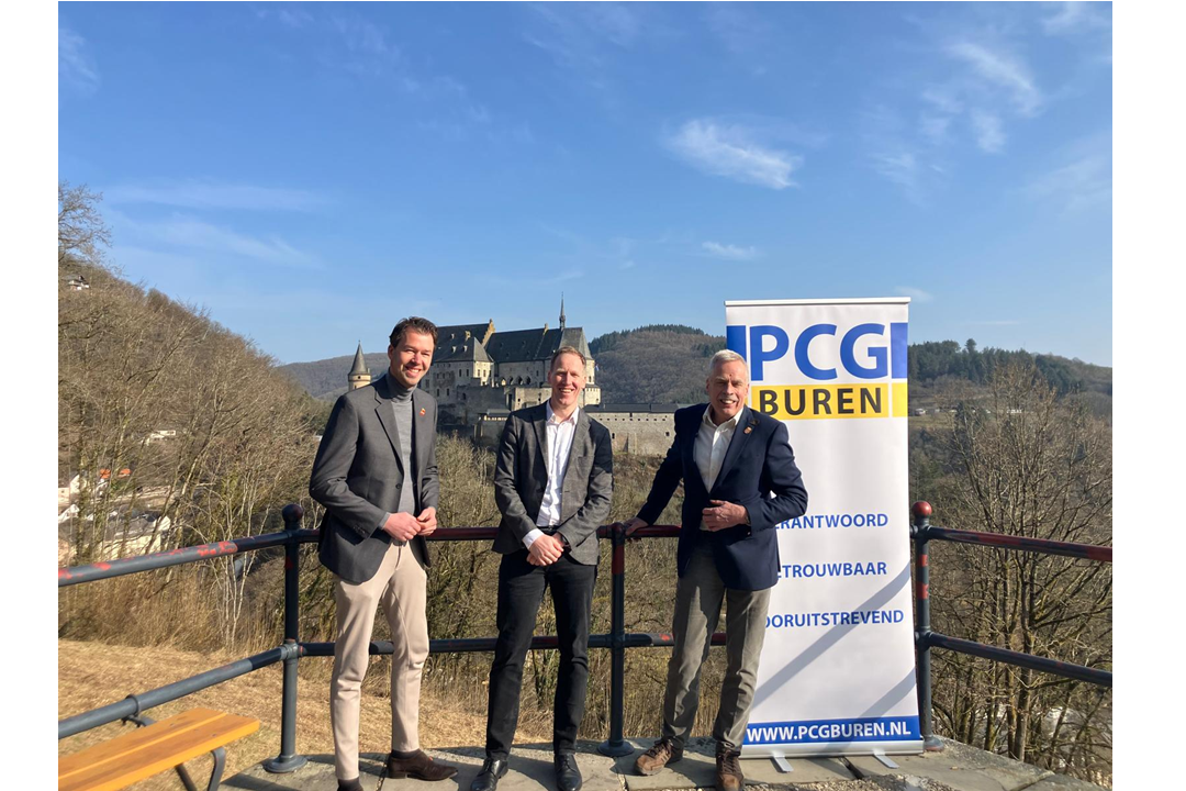 PCG Buren bezoekt Luxemburgs Parlement