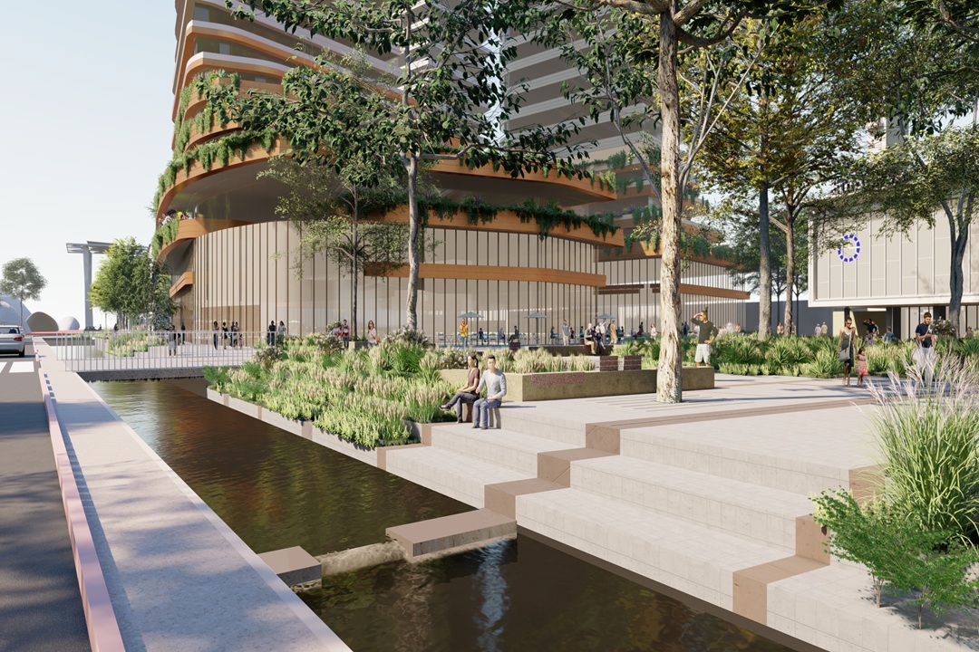 Nieuwe inrichting Stationsplein, Stationsweg
