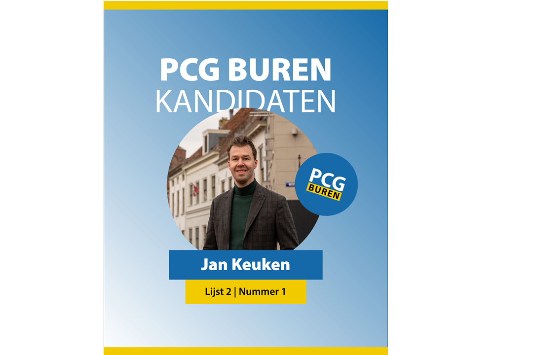 𝗗𝗲 𝗸𝗮𝗻𝗱𝗶𝗱𝗮𝘁𝗲𝗻 𝘃𝗮𝗻 𝗣𝗖𝗚 𝗕𝘂𝗿𝗲𝗻: 𝗝𝗮𝗻 𝗞𝗲𝘂𝗸𝗲𝗻