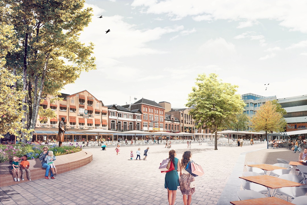 Schetsontwerp toont eerste uitwerking nieuwe Markt
