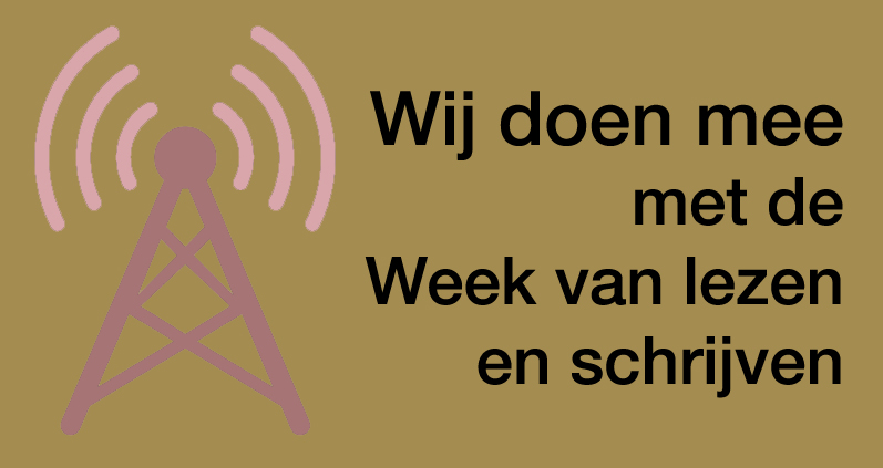 Rivierenland Radio doet mee met de Week van lezen en schrijven!
