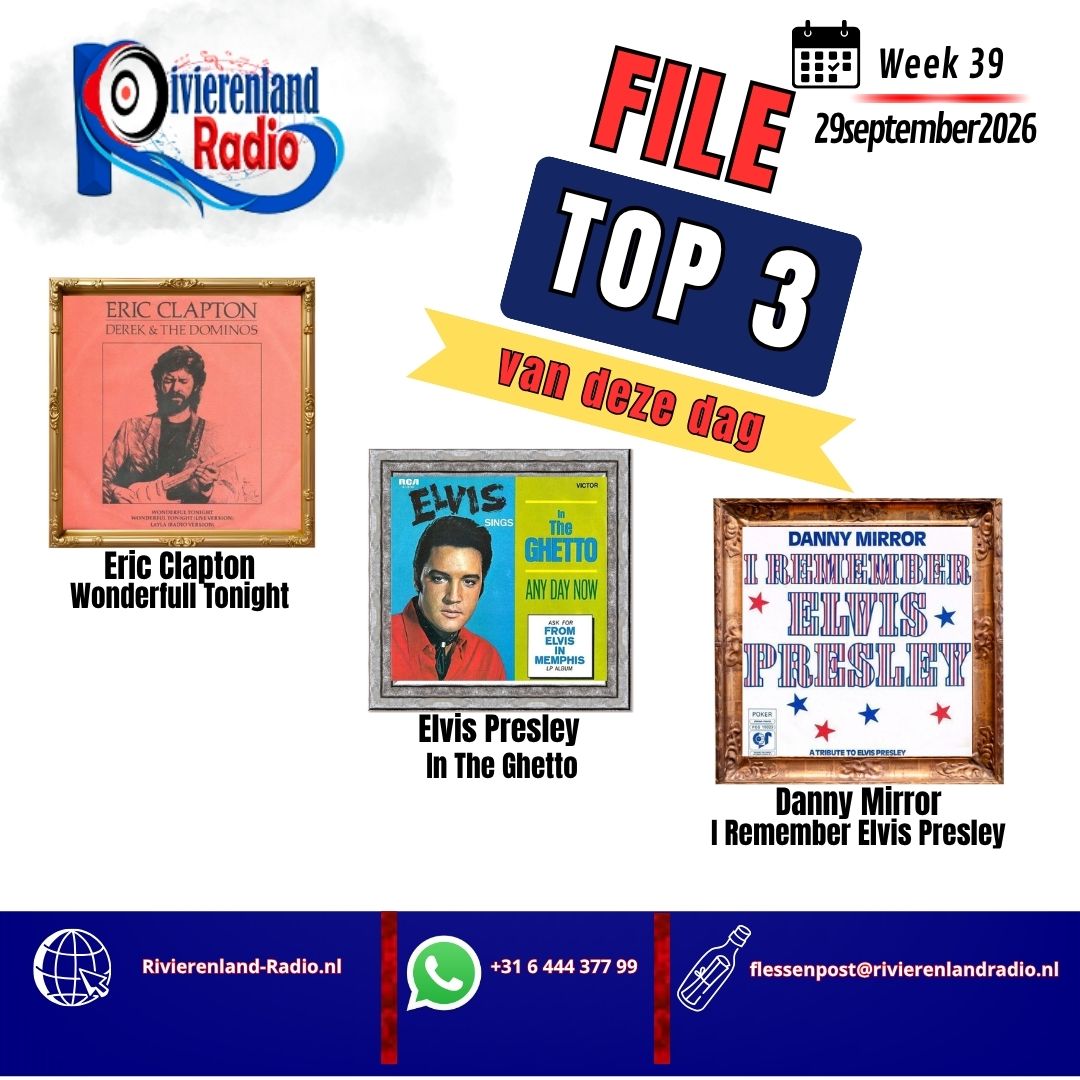 Straks bij Rob de Vaan: deze drie hits staan in de File Top 3