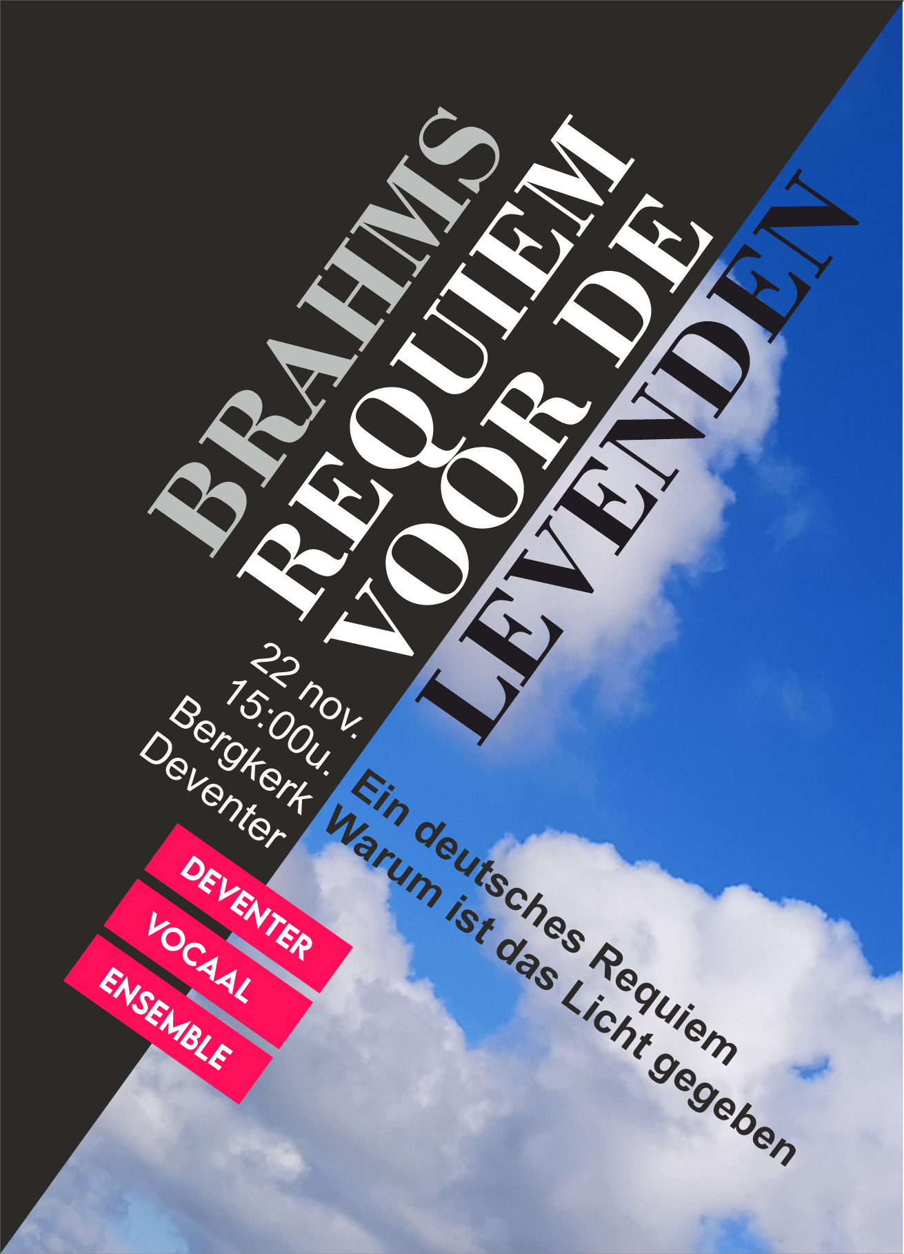 Ein deutsches Requiem 22 november Bergkerk Deventer